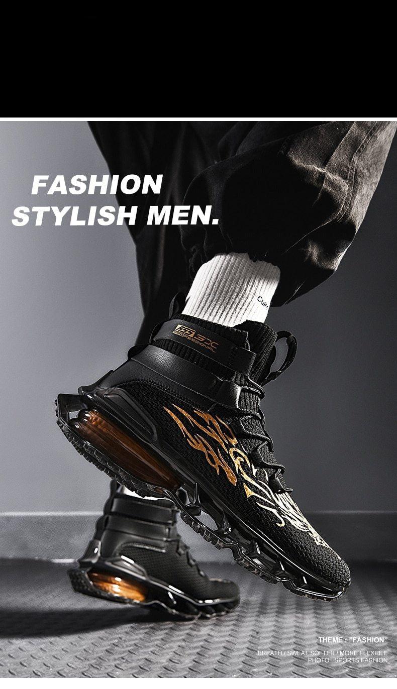 Chaussures Décontractées de Luxe pour Homme Baskets Blanches de Course Tendance Été Baskets Homme Mode Sport Course Antidérapantes Chaussures Décontractées Athlétiques Tennis Marche Extérieur Design Moderne