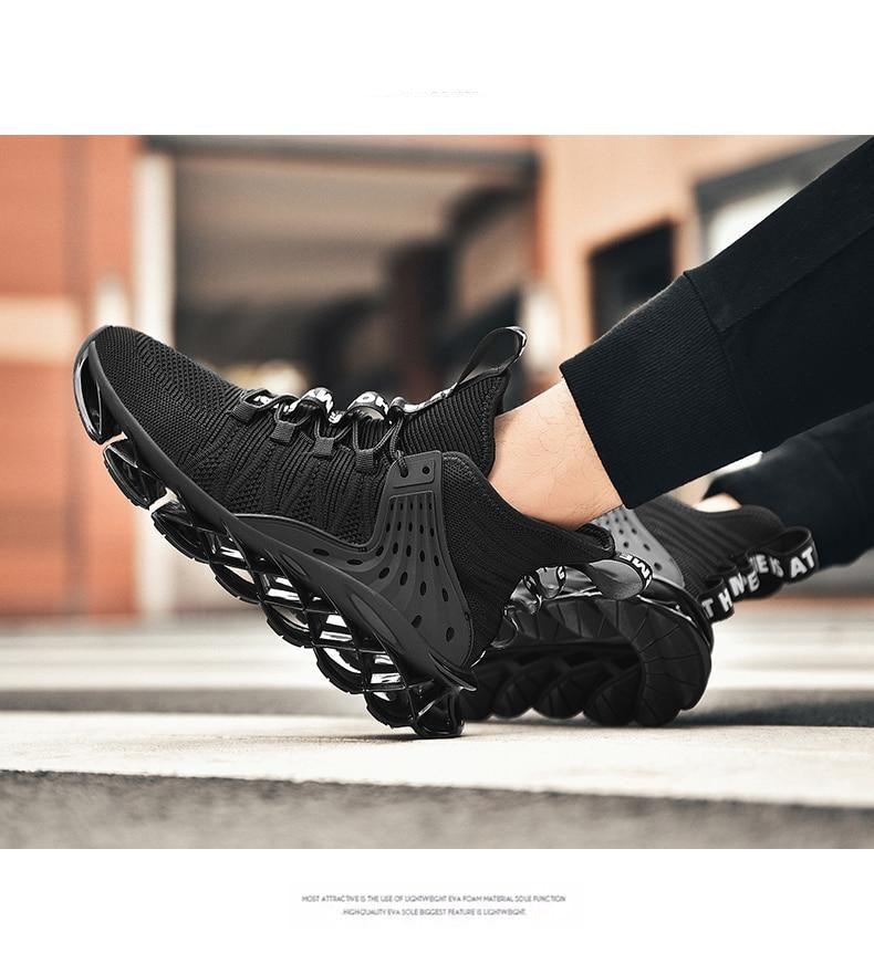 Chaussures Décontractées de Luxe pour Homme Baskets Blanches de Course Tendance Été Baskets Homme Mode Sport Course Antidérapantes Chaussures Décontractées Athlétiques Tennis Marche Extérieur Design Moderne