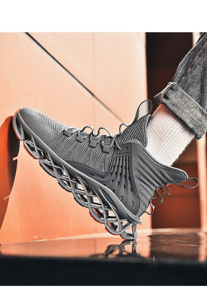 Chaussures Décontractées de Luxe pour Homme Baskets Blanches de Course Tendance Été Baskets Homme Mode Sport Course Antidérapantes Chaussures Décontractées Athlétiques Tennis Marche Extérieur Design Moderne