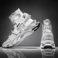 Chaussures Décontractées de Luxe pour Homme Baskets Blanches de Course Tendance Été Baskets Homme Mode Sport Course Antidérapantes Chaussures Décontractées Athlétiques Tennis Marche Extérieur Design Moderne
