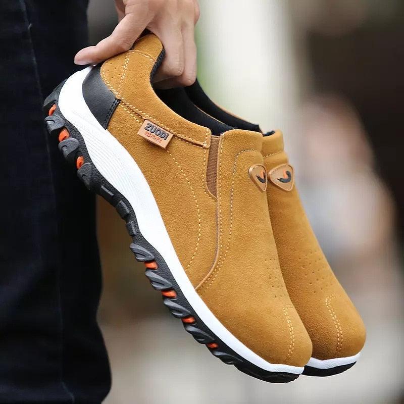 Chaussures décontractées pour hommes Respirantes Extérieur Légères Chaussures de marche Automne Printemps Hommes Mocassins Chaussures à enfiler Chaussures d'escalade Baskets Légères Respirantes Chaussures de marche Course