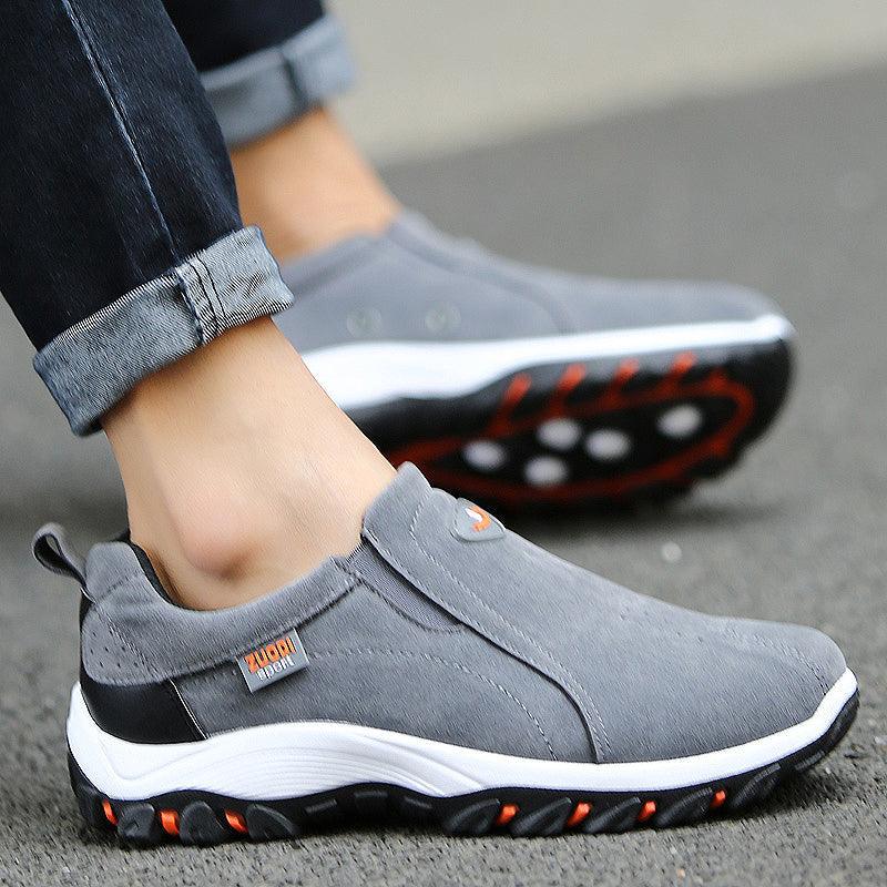 Chaussures décontractées pour hommes Respirantes Extérieur Légères Chaussures de marche Automne Printemps Hommes Mocassins Chaussures à enfiler Chaussures d'escalade Baskets Légères Respirantes Chaussures de marche Course