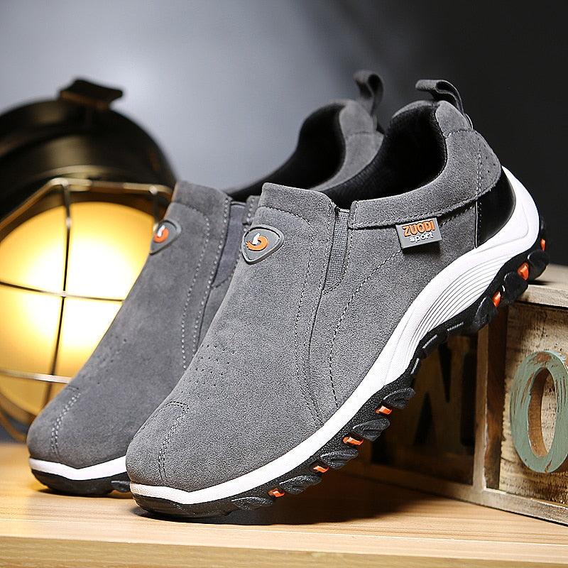 Chaussures décontractées pour hommes Respirantes Extérieur Légères Chaussures de marche Automne Printemps Hommes Mocassins Chaussures à enfiler Chaussures d'escalade Baskets Légères Respirantes Chaussures de marche Course
