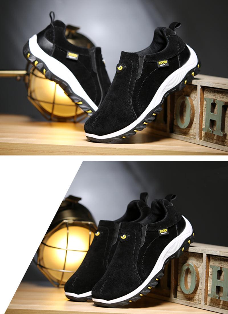 Chaussures décontractées pour hommes Respirantes Extérieur Légères Chaussures de marche Automne Printemps Hommes Mocassins Chaussures à enfiler Chaussures d'escalade Baskets Légères Respirantes Chaussures de marche Course