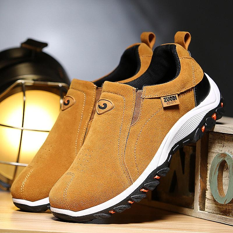 Chaussures décontractées pour hommes Respirantes Extérieur Légères Chaussures de marche Automne Printemps Hommes Mocassins Chaussures à enfiler Chaussures d'escalade Baskets Légères Respirantes Chaussures de marche Course