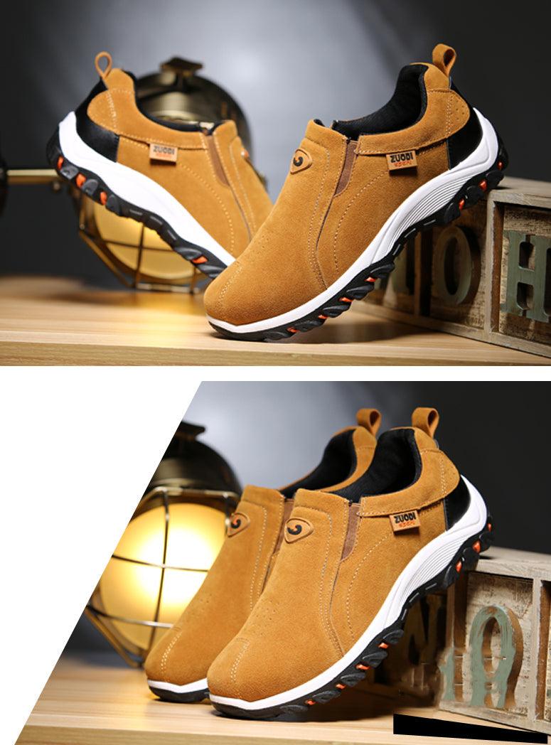 Chaussures décontractées pour hommes Respirantes Extérieur Légères Chaussures de marche Automne Printemps Hommes Mocassins Chaussures à enfiler Chaussures d'escalade Baskets Légères Respirantes Chaussures de marche Course
