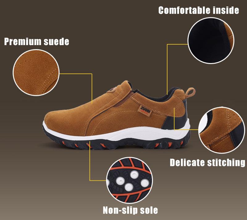 Chaussures décontractées pour hommes Respirantes Extérieur Légères Chaussures de marche Automne Printemps Hommes Mocassins Chaussures à enfiler Chaussures d'escalade Baskets Légères Respirantes Chaussures de marche Course