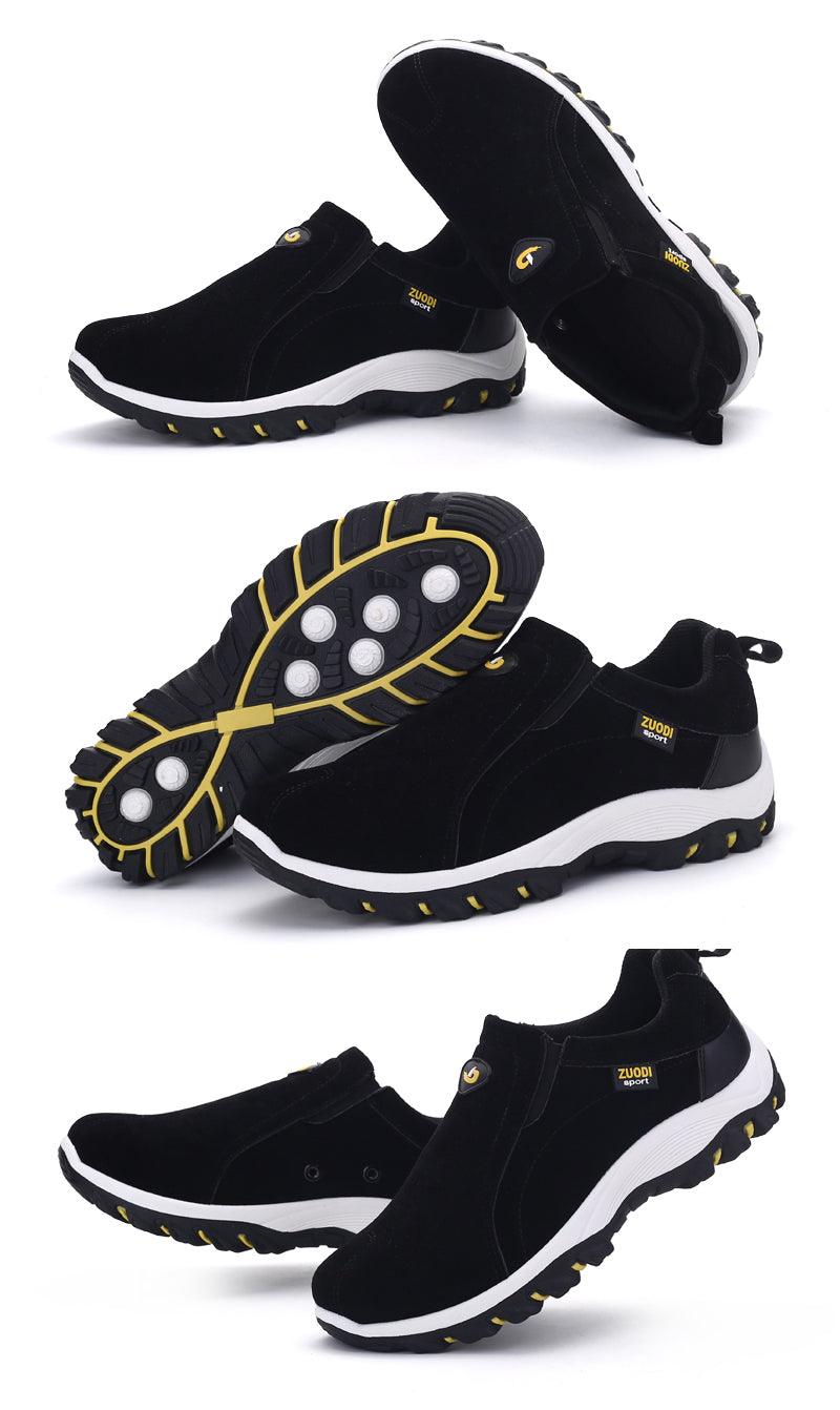 Chaussures décontractées pour hommes Respirantes Extérieur Légères Chaussures de marche Automne Printemps Hommes Mocassins Chaussures à enfiler Chaussures d'escalade Baskets Légères Respirantes Chaussures de marche Course