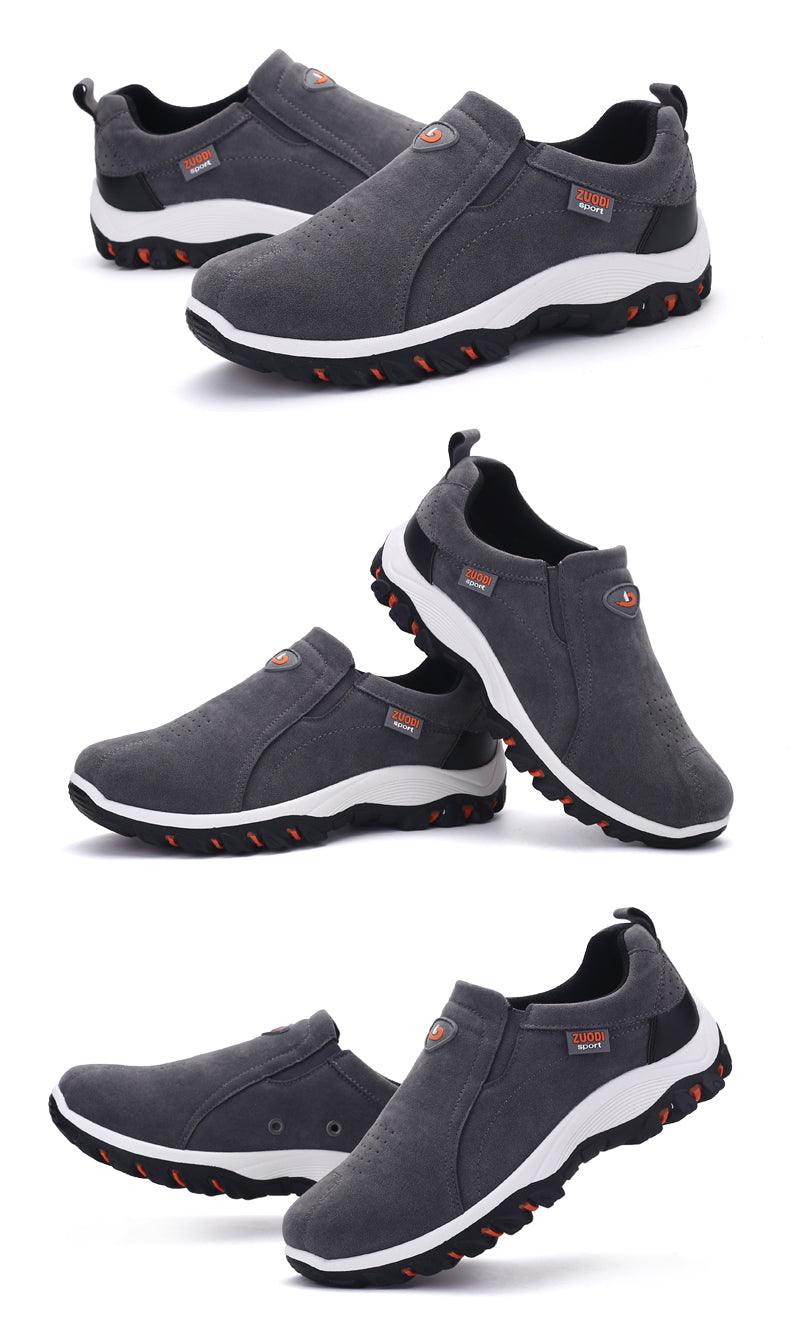 Chaussures décontractées pour hommes Respirantes Extérieur Légères Chaussures de marche Automne Printemps Hommes Mocassins Chaussures à enfiler Chaussures d'escalade Baskets Légères Respirantes Chaussures de marche Course