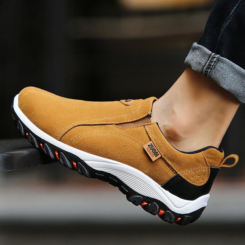Chaussures décontractées pour hommes Respirantes Extérieur Légères Chaussures de marche Automne Printemps Hommes Mocassins Chaussures à enfiler Chaussures d'escalade Baskets Légères Respirantes Chaussures de marche Course