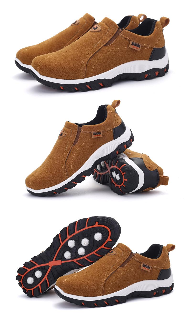 Chaussures décontractées pour hommes Respirantes Extérieur Légères Chaussures de marche Automne Printemps Hommes Mocassins Chaussures à enfiler Chaussures d'escalade Baskets Légères Respirantes Chaussures de marche Course