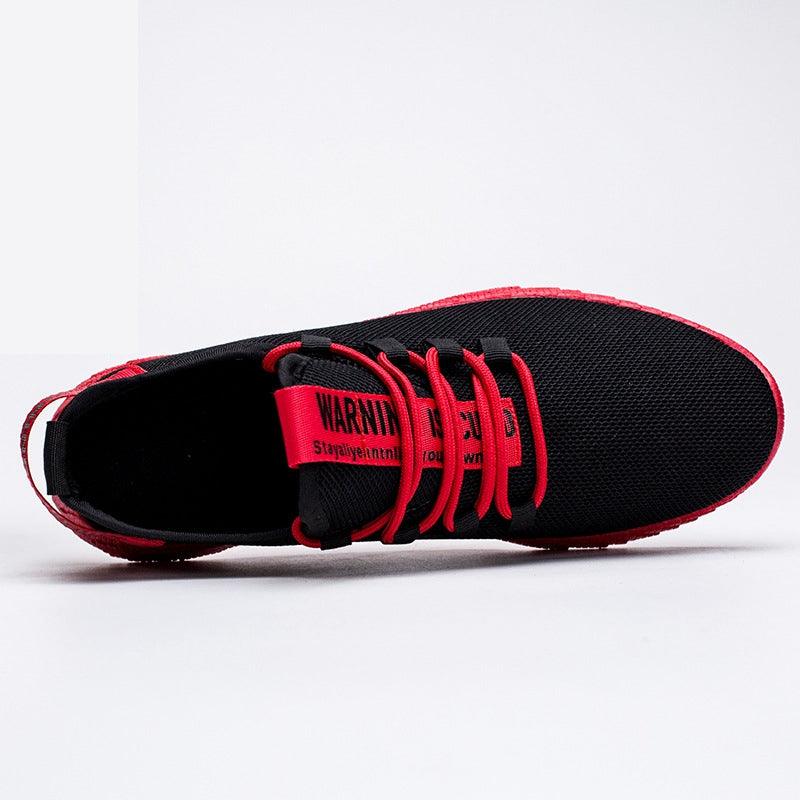 Chaussures décontractées pour homme Baskets Respirantes Antidérapantes en Maille à Lacets Résistantes à l'usure Chaussures à enfiler pour homme Tennis Marche Chaussures décontractées Noir Sport Gym Baskets respirantes