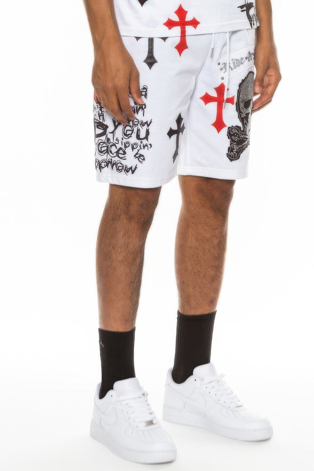 Shorts Homme Chrome Tête de Mort