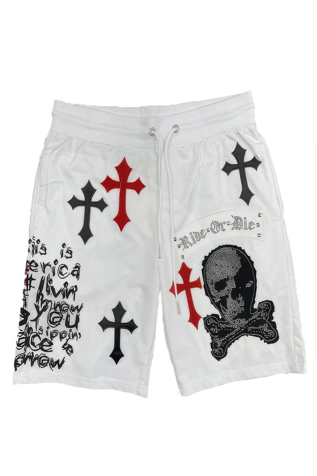 Shorts Homme Chrome Tête de Mort
