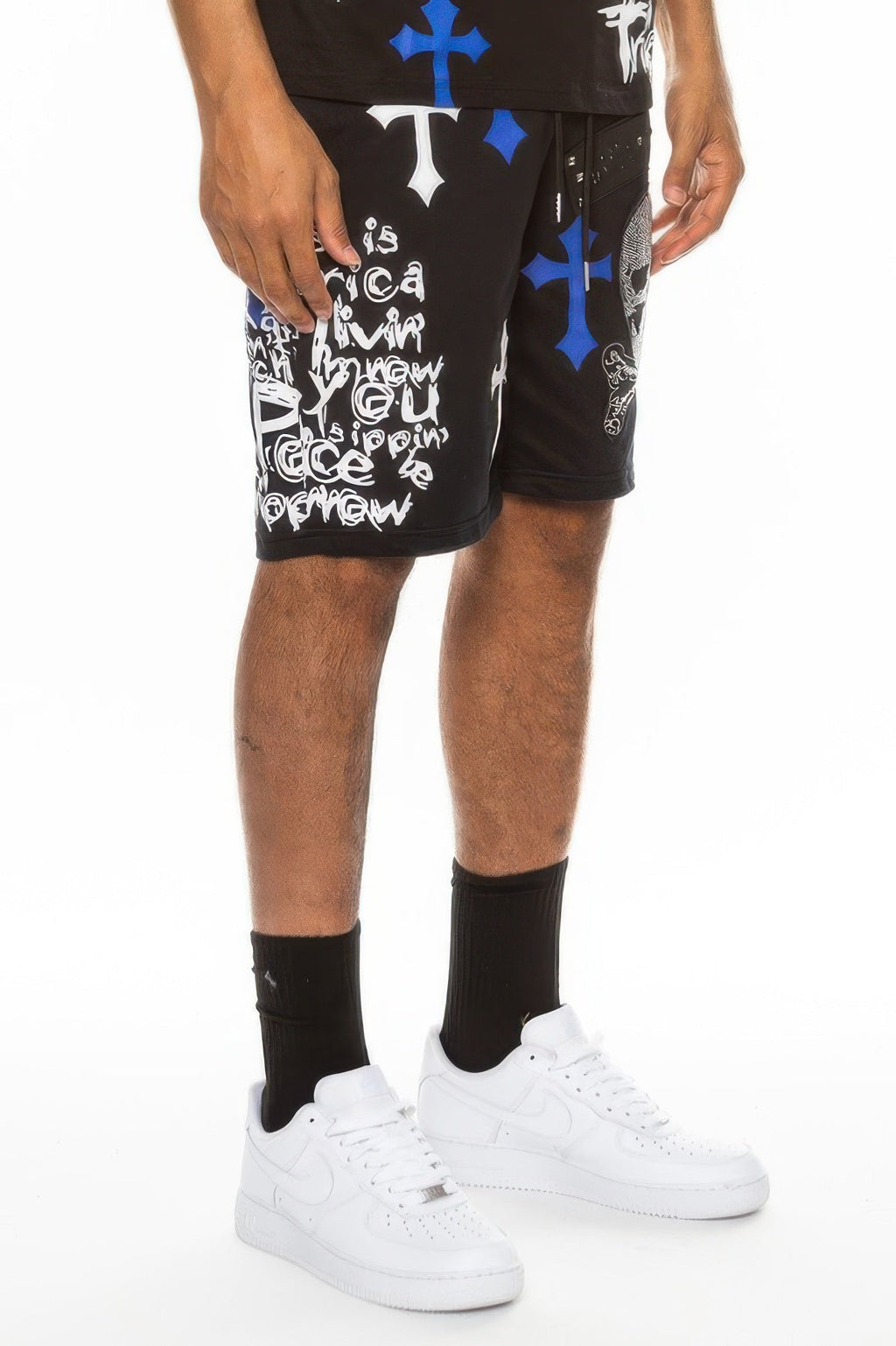 Shorts Homme Chrome Tête de Mort