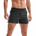 Short de pyjama en coton pour homme, taille élastique, respirant, de couleur unie, caleçon de jogging, yoga, sport, musculation, entraînement, léger, décontracté, pour dormir.