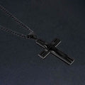 Colliers Croix pour Hommes en Acier Inoxydable