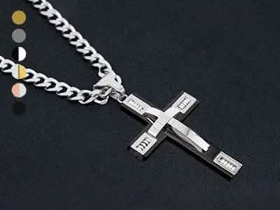 Colliers Croix pour Hommes en Acier Inoxydable