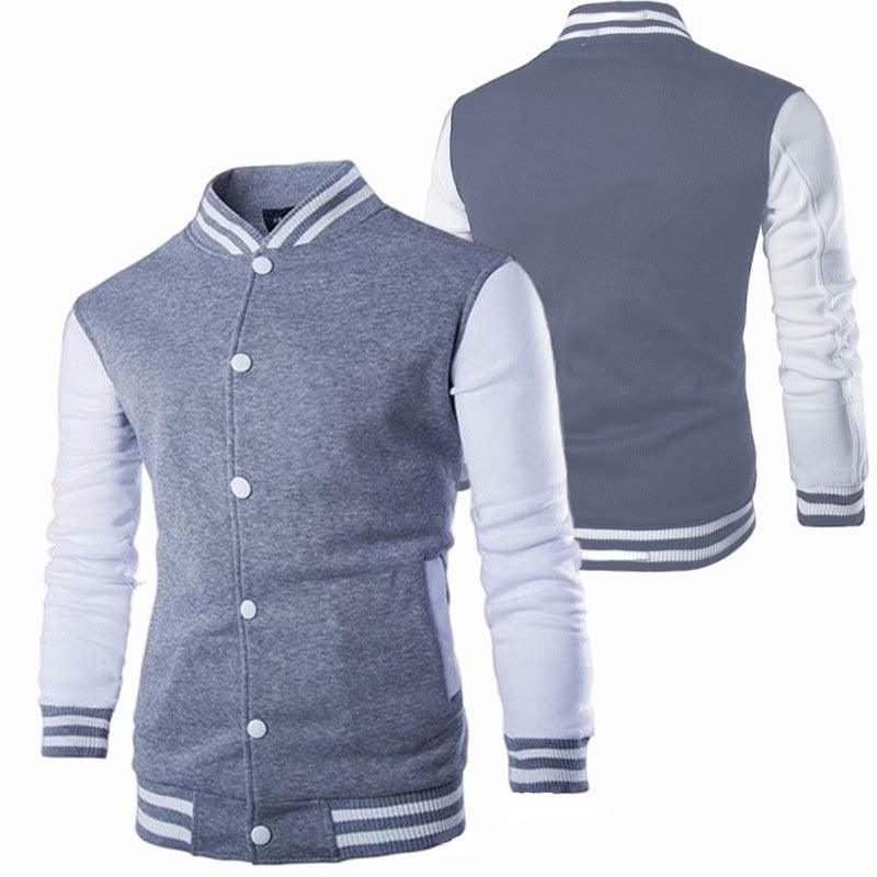 Veste décontractée pour homme coupe ajustée, Blouson aviateur pour homme/garçon, Design de mode classique et élégant, Veste universitaire confortable pour homme, Blouson lycée à manches longues