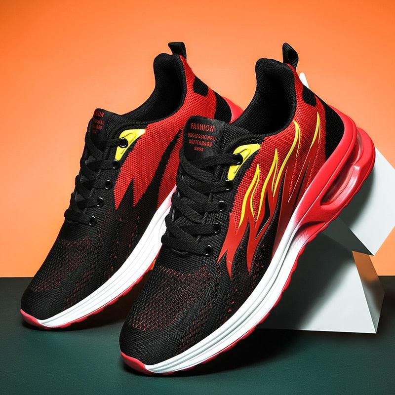 Baskets mode homme, coussin d'air, maille respirante, chaussures de course pour femme, baskets décontractées homme, chaussures de sport, tennis, route, pour la marche, la gym, le jogging, l'entraînement, le fitness.