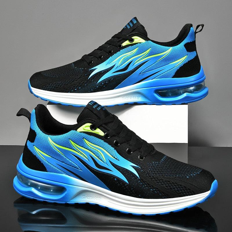 Baskets mode homme, coussin d'air, maille respirante, chaussures de course pour femme, baskets décontractées homme, chaussures de sport, tennis, route, pour la marche, la gym, le jogging, l'entraînement, le fitness.