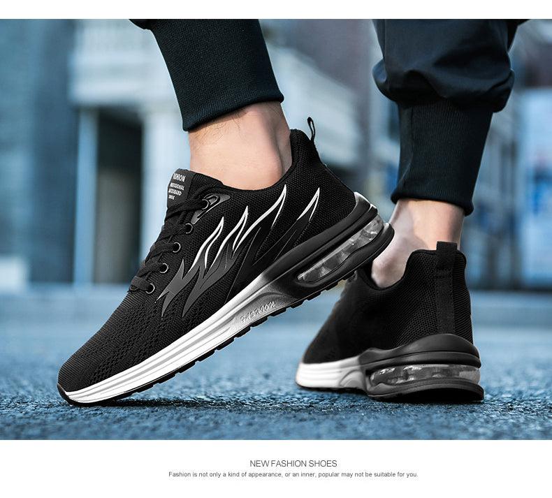 Baskets mode homme, coussin d'air, maille respirante, chaussures de course pour femme, baskets décontractées homme, chaussures de sport, tennis, route, pour la marche, la gym, le jogging, l'entraînement, le fitness.