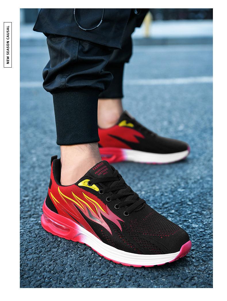 Baskets mode homme, coussin d'air, maille respirante, chaussures de course pour femme, baskets décontractées homme, chaussures de sport, tennis, route, pour la marche, la gym, le jogging, l'entraînement, le fitness.