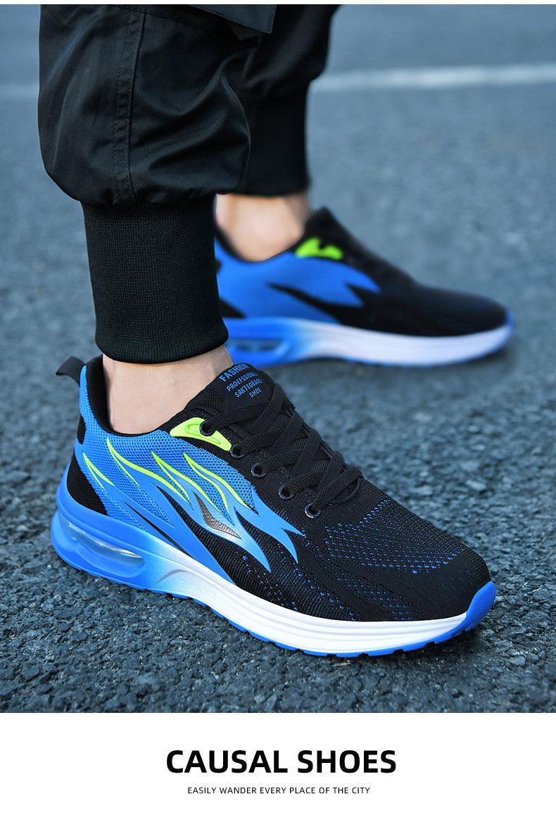 Baskets mode homme, coussin d'air, maille respirante, chaussures de course pour femme, baskets décontractées homme, chaussures de sport, tennis, route, pour la marche, la gym, le jogging, l'entraînement, le fitness.
