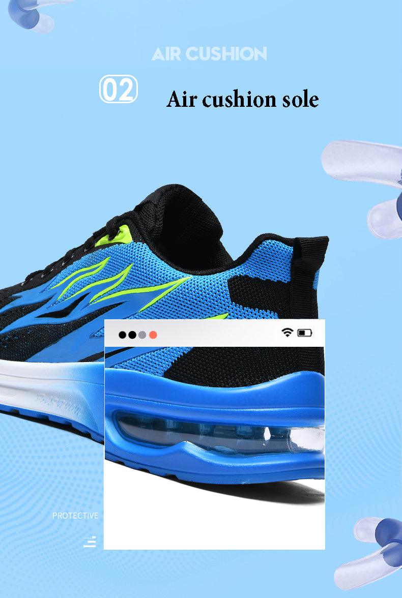 Baskets mode homme, coussin d'air, maille respirante, chaussures de course pour femme, baskets décontractées homme, chaussures de sport, tennis, route, pour la marche, la gym, le jogging, l'entraînement, le fitness.