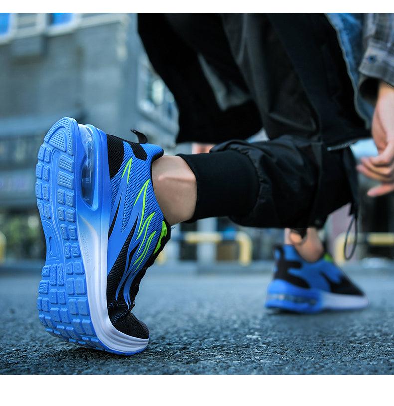 Baskets mode homme, coussin d'air, maille respirante, chaussures de course pour femme, baskets décontractées homme, chaussures de sport, tennis, route, pour la marche, la gym, le jogging, l'entraînement, le fitness.
