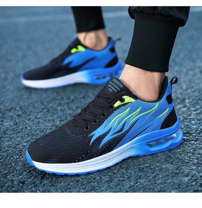 Baskets mode homme, coussin d'air, maille respirante, chaussures de course pour femme, baskets décontractées homme, chaussures de sport, tennis, route, pour la marche, la gym, le jogging, l'entraînement, le fitness.