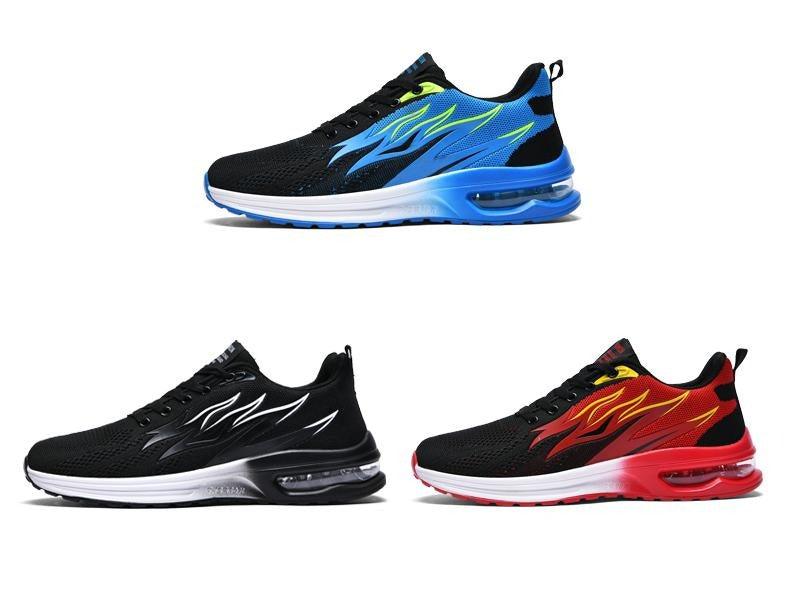 Baskets mode homme, coussin d'air, maille respirante, chaussures de course pour femme, baskets décontractées homme, chaussures de sport, tennis, route, pour la marche, la gym, le jogging, l'entraînement, le fitness.