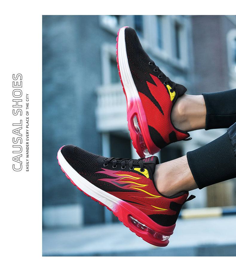 Baskets mode homme, coussin d'air, maille respirante, chaussures de course pour femme, baskets décontractées homme, chaussures de sport, tennis, route, pour la marche, la gym, le jogging, l'entraînement, le fitness.