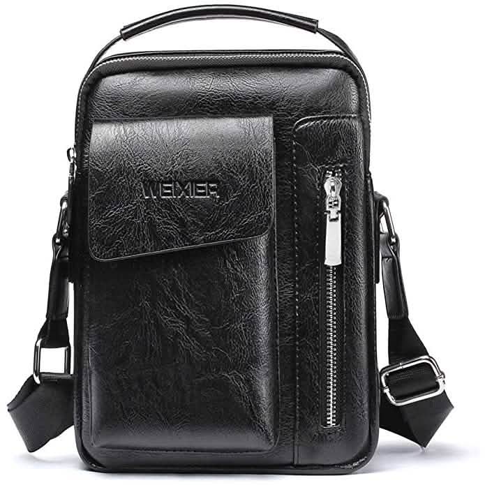 Sac à bandoulière en cuir pour homme - Petit modèle
