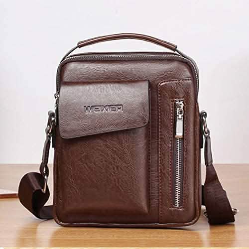 Sac à bandoulière en cuir pour homme - Petit modèle