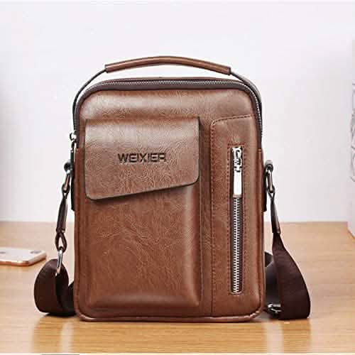Sac à bandoulière en cuir pour homme - Petit modèle