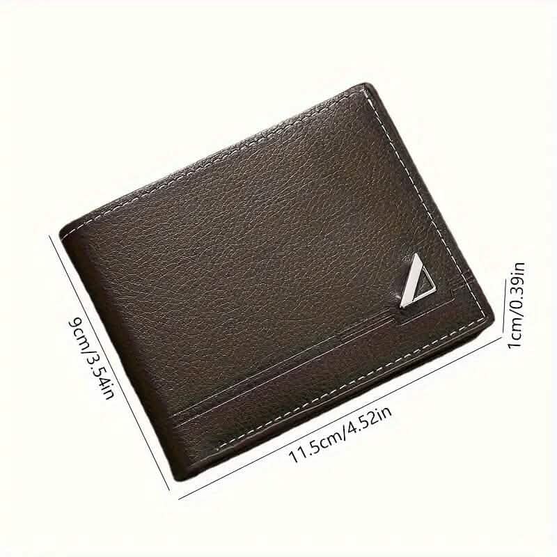 Portefeuille en cuir pour homme