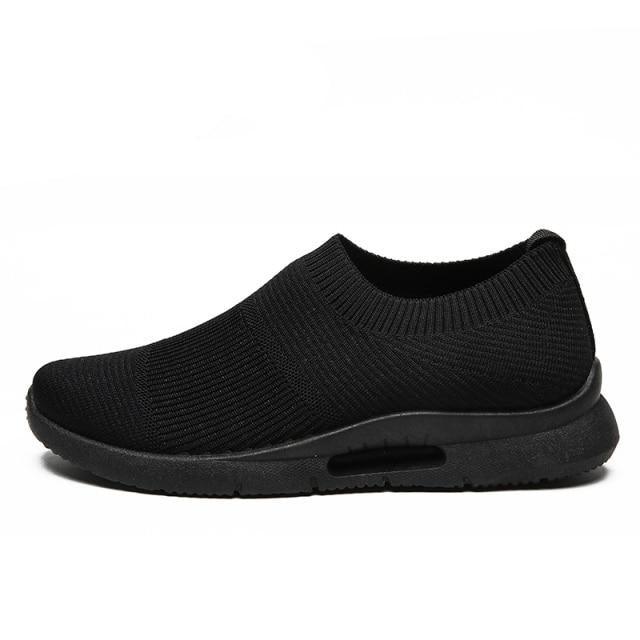 Chaussures de course légères pour hommes, baskets de jogging respirantes, chaussures décontractées pour couples, chaussures de marche d'extérieur antidérapantes, chaussures de sport décontractées en maille pour l'entraînement