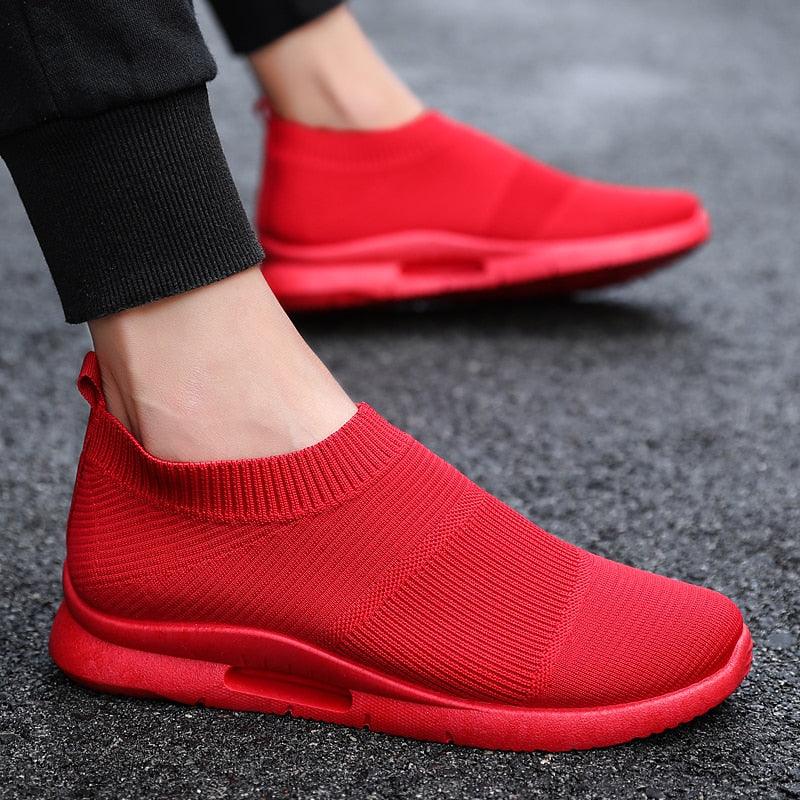 Chaussures de course légères pour hommes, baskets de jogging respirantes, chaussures décontractées pour couples, chaussures de marche d'extérieur antidérapantes, chaussures de sport décontractées en maille pour l'entraînement