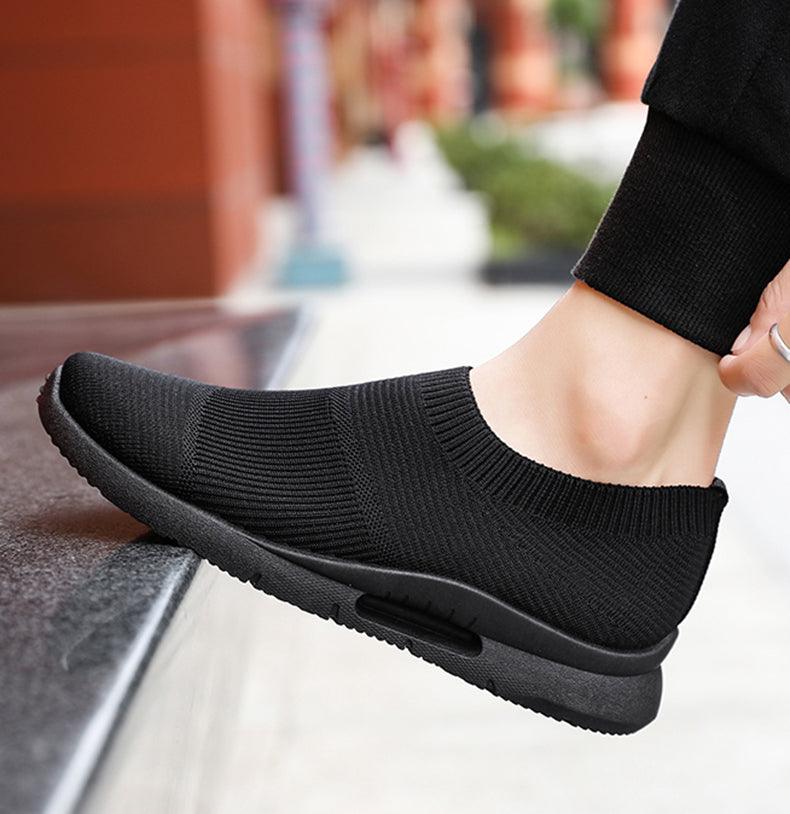 Chaussures de course légères pour hommes, baskets de jogging respirantes, chaussures décontractées pour couples, chaussures de marche d'extérieur antidérapantes, chaussures de sport décontractées en maille pour l'entraînement