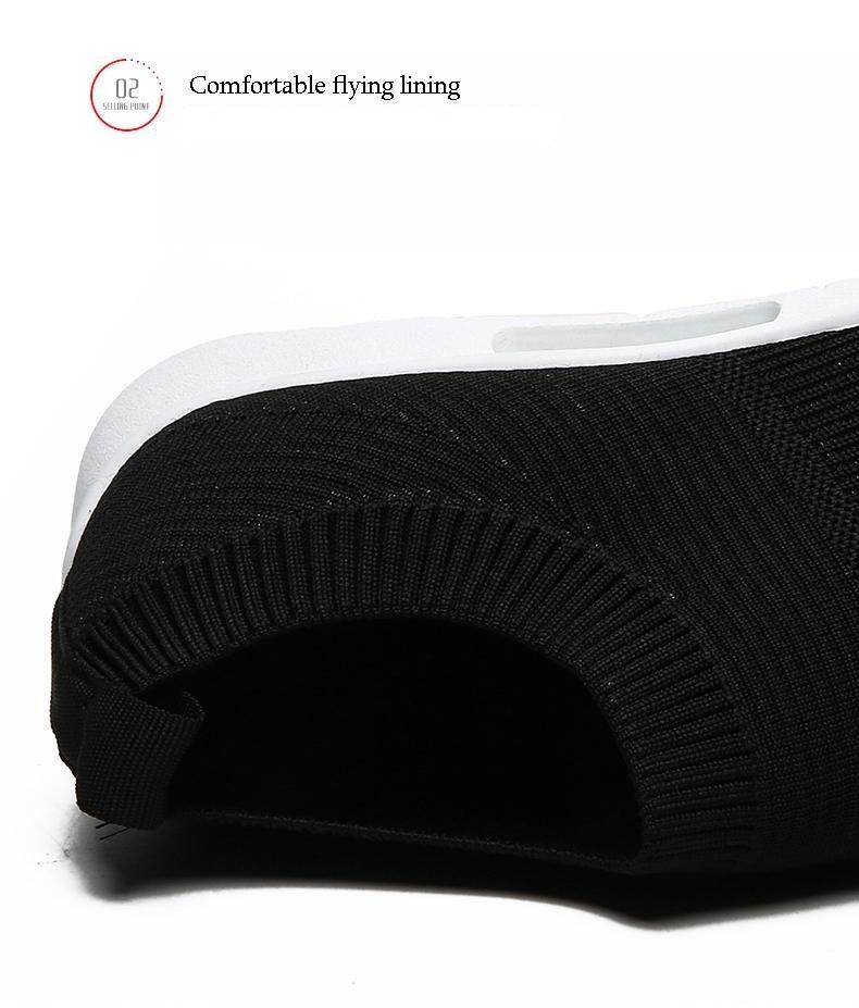 Chaussures de course légères pour hommes, baskets de jogging respirantes, chaussures décontractées pour couples, chaussures de marche d'extérieur antidérapantes, chaussures de sport décontractées en maille pour l'entraînement