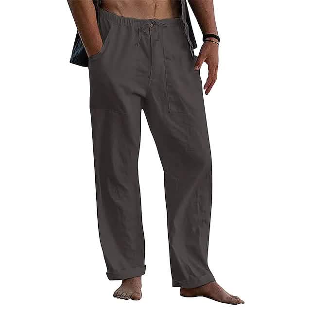 Pantalon ample décontracté pour homme, séchage rapide, respirant, à jambes larges