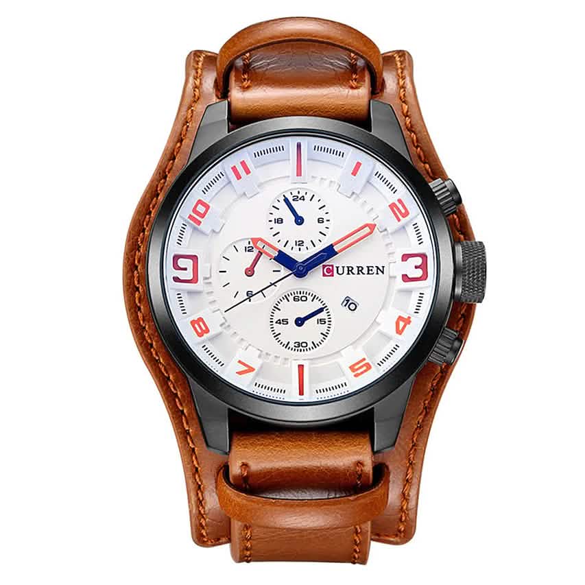 Montre à quartz pour homme