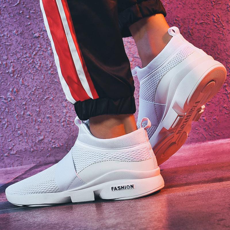 Baskets rouges plates pour hommes Chaussures de sport pour couple Baskets nouvelle mode Amoureux Décontracté Léger Jogging Respirant Chaussures de tennis de sport pour l'entraînement en extérieur et la marche