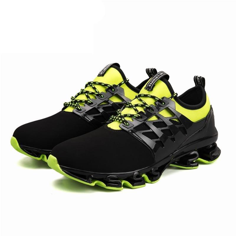 Baskets de course respirantes pour hommes, chaussures décontractées à la mode pour couple, chaussures de sport de course respirantes d'extérieur, baskets de sport amortissantes, chaussures de sport élégantes pour la marche et l'athlétisme