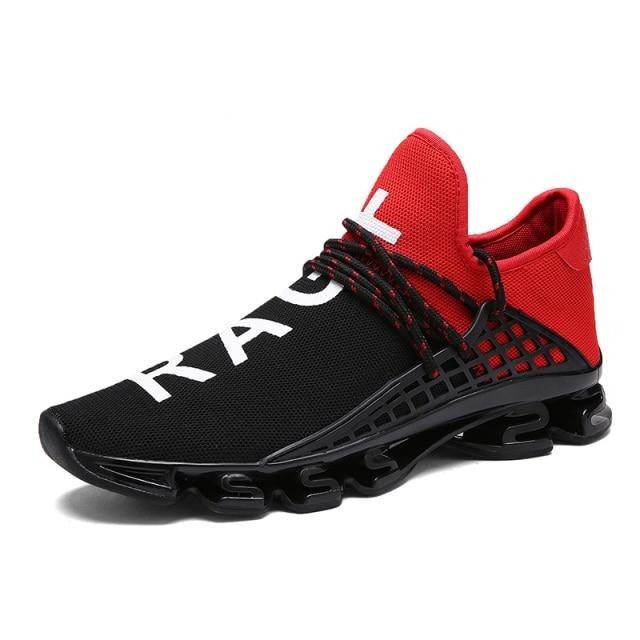 Baskets de course respirantes pour hommes, chaussures décontractées à la mode pour couple, chaussures de sport de course respirantes d'extérieur, baskets de sport amortissantes, chaussures de sport élégantes pour la marche et l'athlétisme