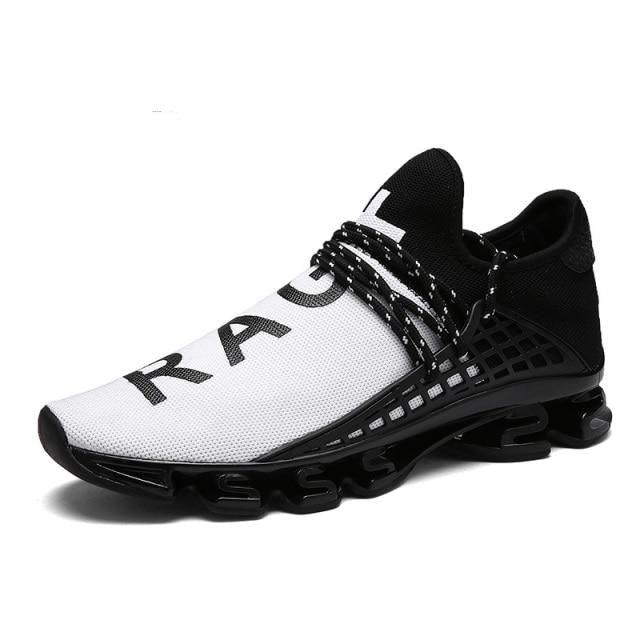 Baskets de course respirantes pour hommes, chaussures décontractées à la mode pour couple, chaussures de sport de course respirantes d'extérieur, baskets de sport amortissantes, chaussures de sport élégantes pour la marche et l'athlétisme