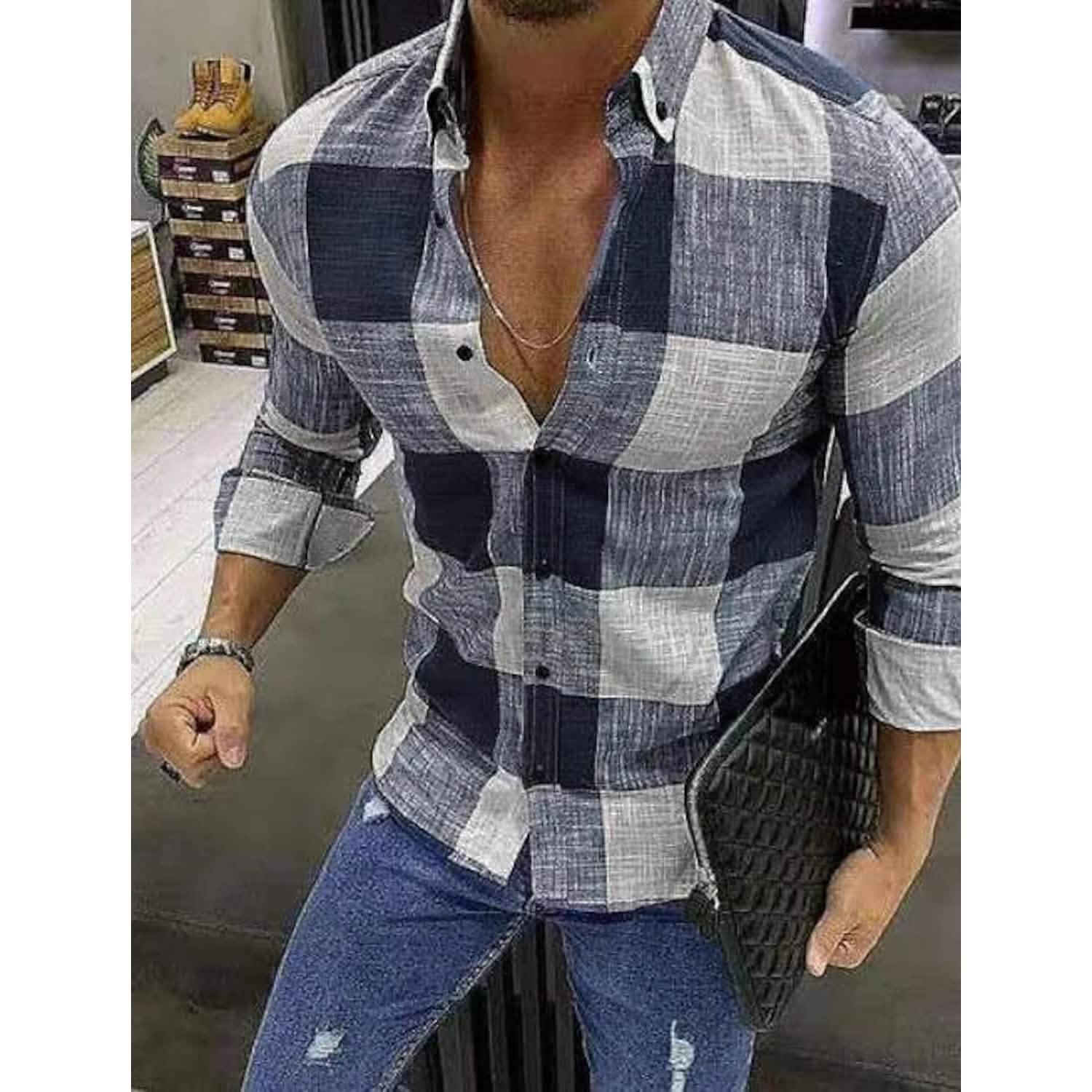Chemise homme col mao manches évêque