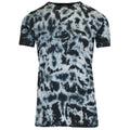 T-shirt en coton tie-dye à manches courtes pour homme