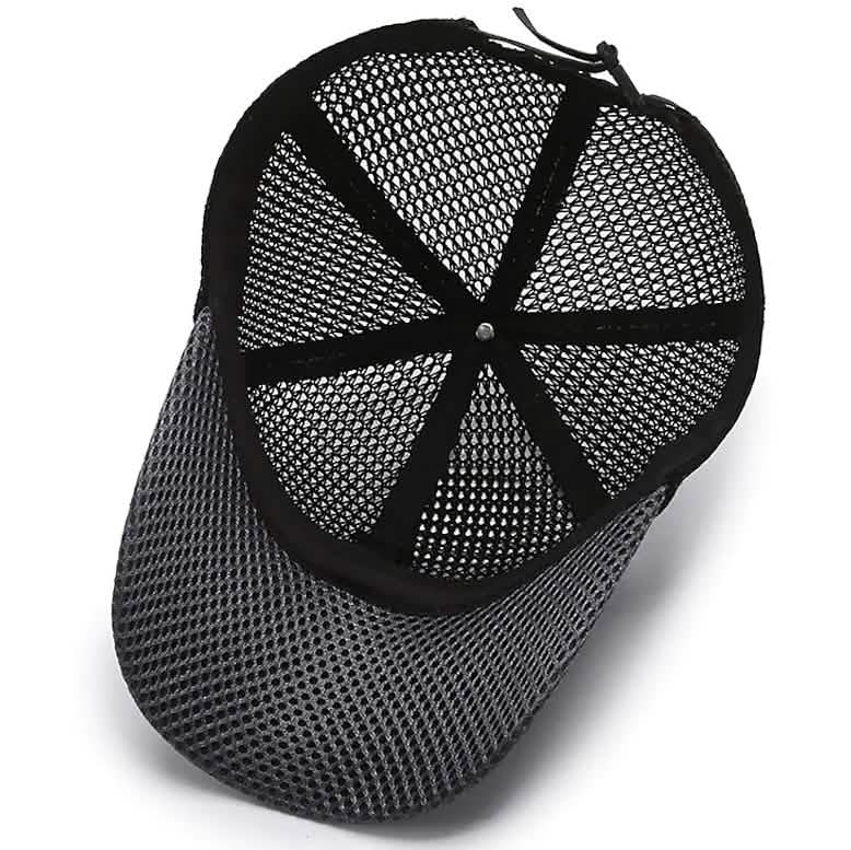 Casquette de baseball simple pour homme, à maille, pour usage quotidien en extérieur